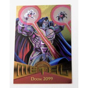 1995 Fleer Marvel Metal Trading Card #45 Doom 2099 MCU Power Grid
